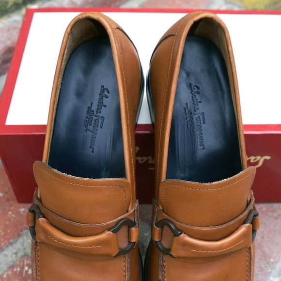 Vintage Salvatore Ferragamo Gancino Loafers, 11 M main image 6
